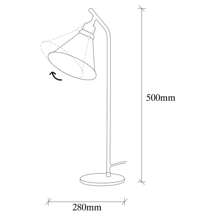 Opviq Sivani - MR-610 Lámpara de mesa Cobre Opviq Sivani - MR-610 Lámpara de mesa Cobre